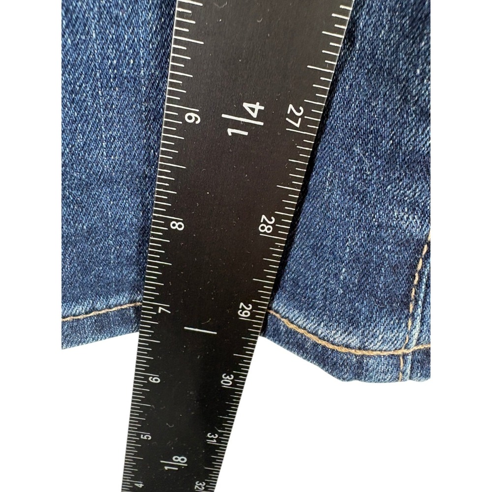 AG‎ Adriano Goldschmied Stevie Slim Straight Jeans Women 26 Blue Denim High Rise - Picture 6 of 7